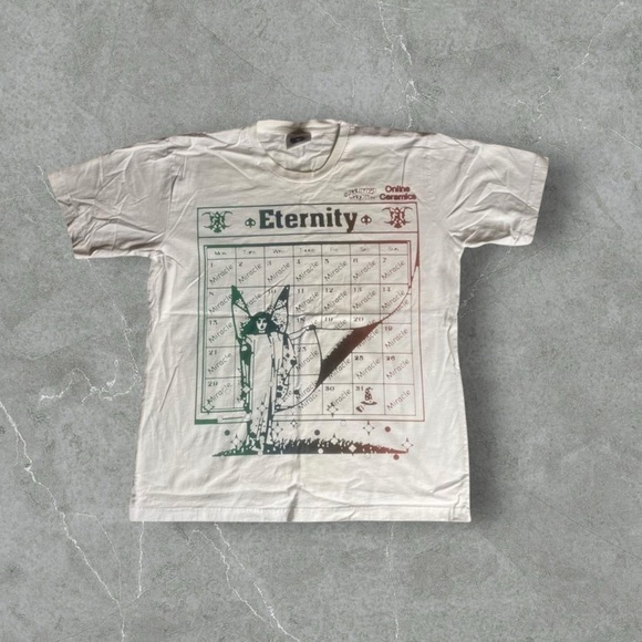 Online Ceramics Other - Online Ceramics Shirt Men XL White Chart Miracle Streetwear Short Sleeve Graphic